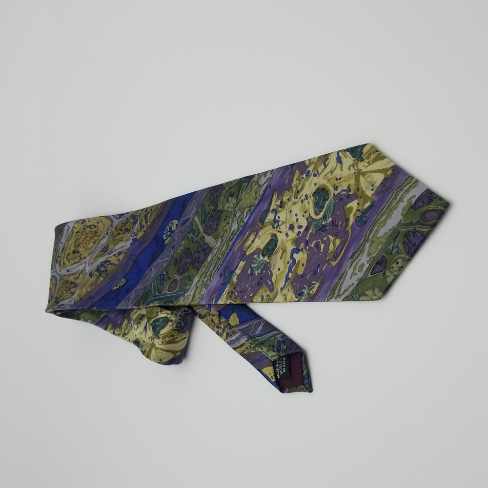 Elegant Neck Tie COCKTAIL COLORS 100% Silk blue, purple,green, yellow